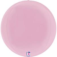 Pkg Pastel Pink Globe 15"